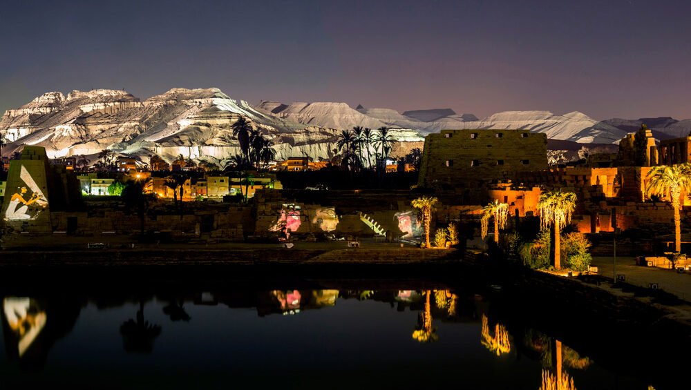 sound and light show in Karnak